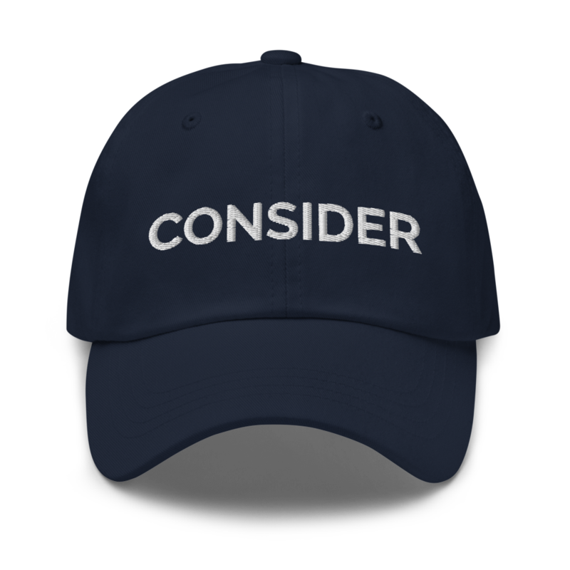 Consider Hat - Navy