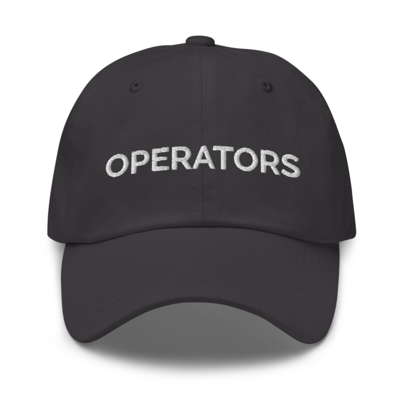 Operators Hat - Dark Grey