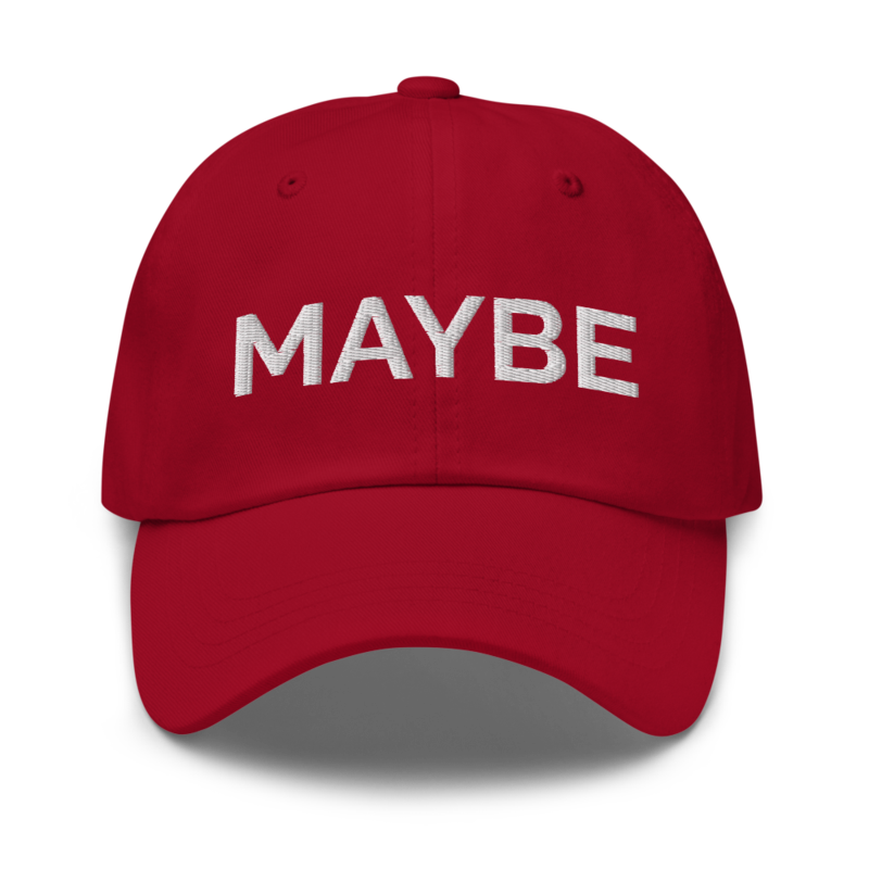 Maybe Hat - Cranberry