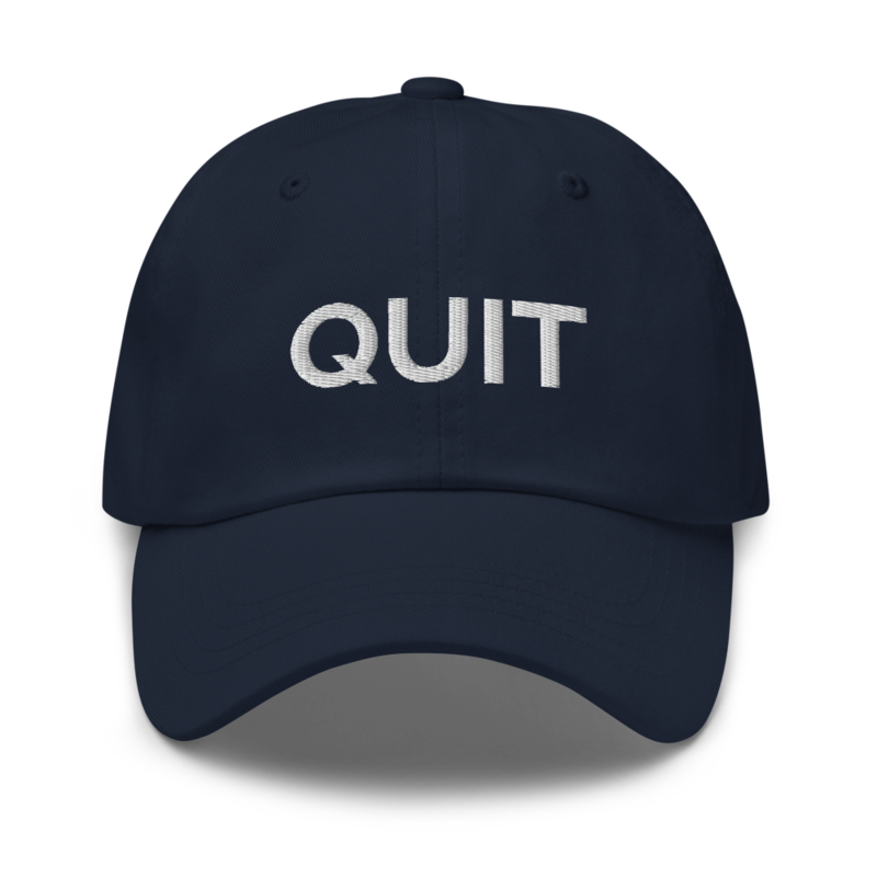 Quit Hat - Navy