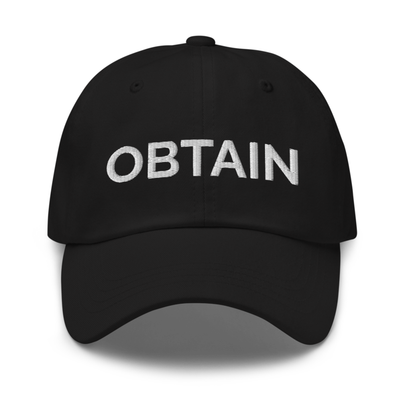 Obtain Hat - Black