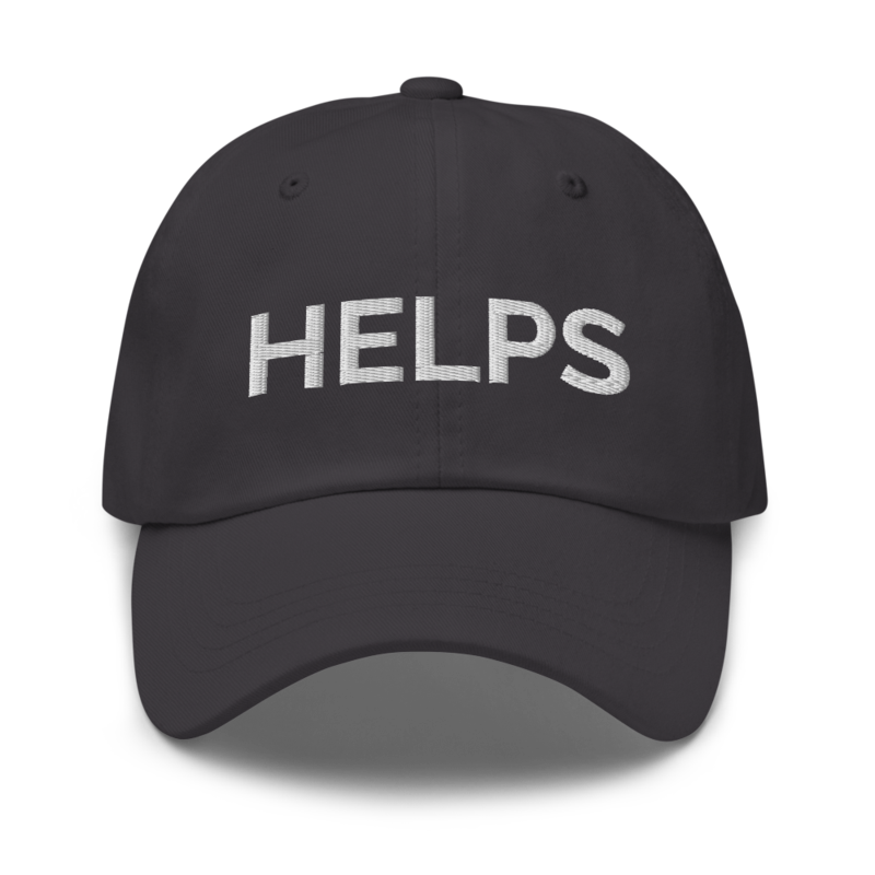 Helps Hat - Dark Grey