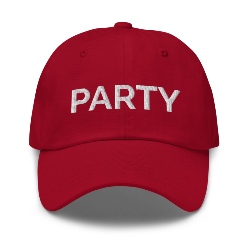 Party Hat - Cranberry