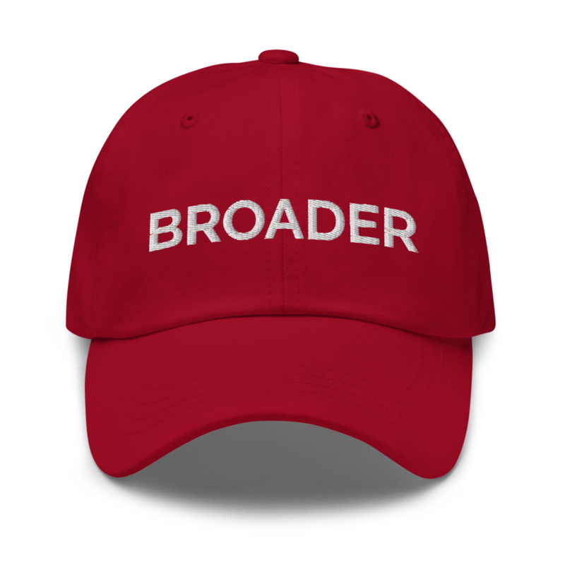 Broader Hat - Cranberry