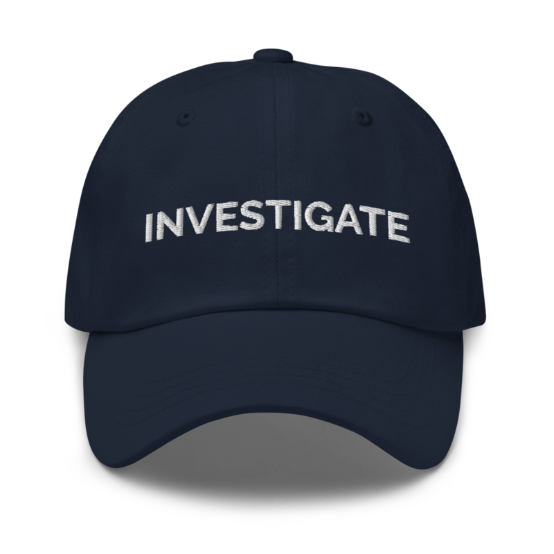 Investigate Hat - Navy