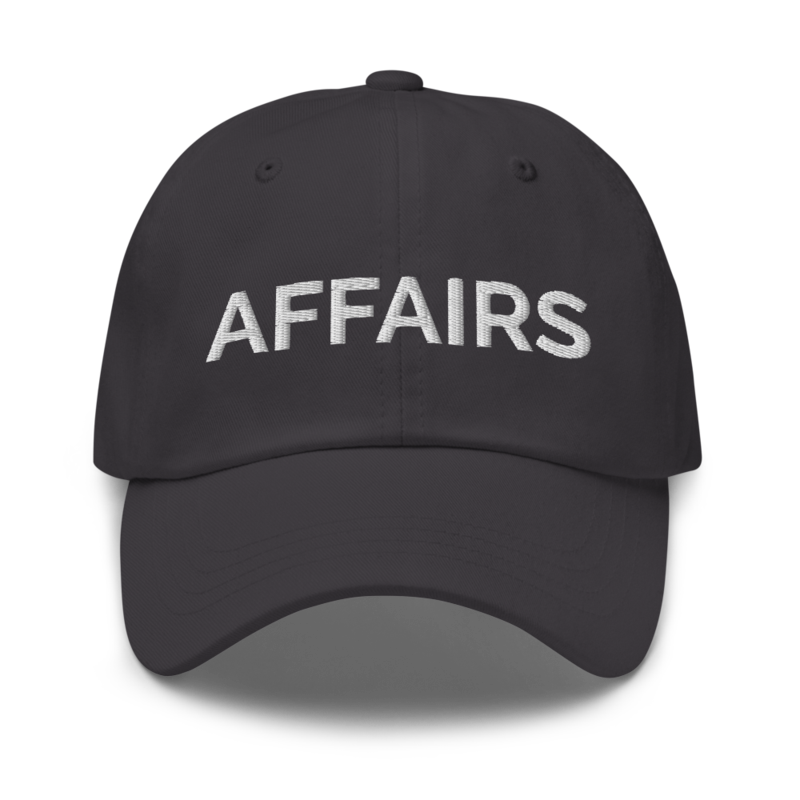 Affairs Hat - Dark Grey