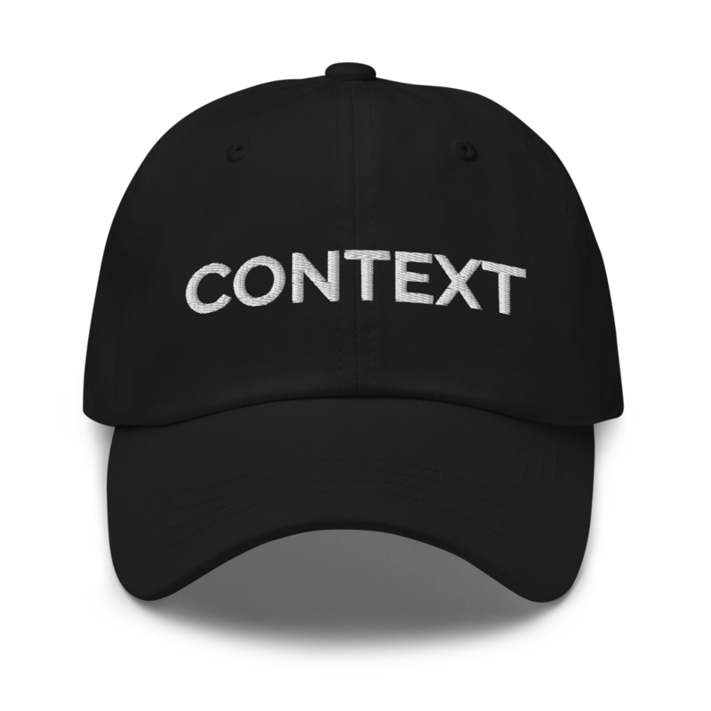 Context Hat - Black