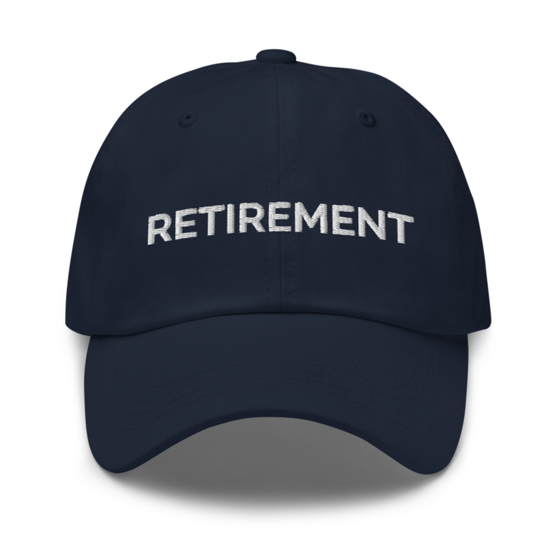 Retirement Hat - Navy