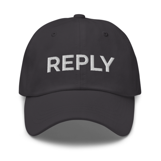 Reply Hat - Dark Grey