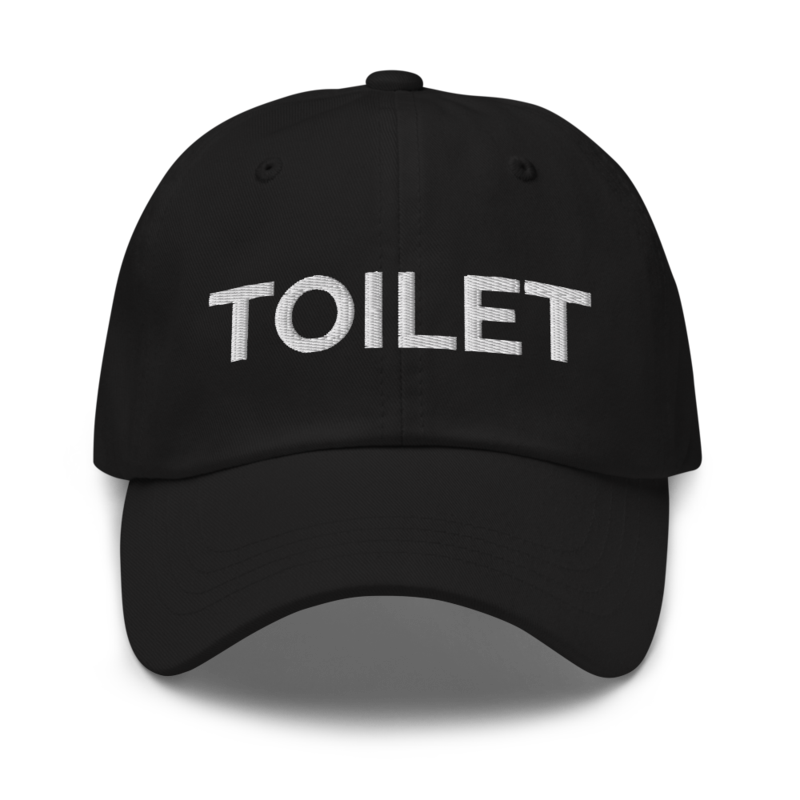 Toilet Hat - Black