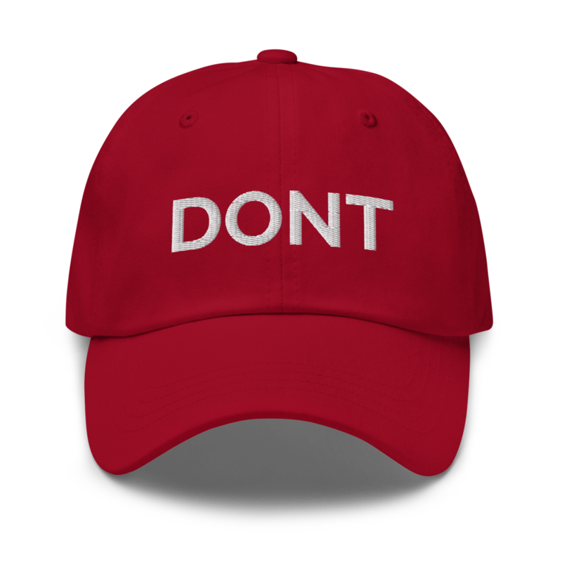 Dont Hat - Cranberry