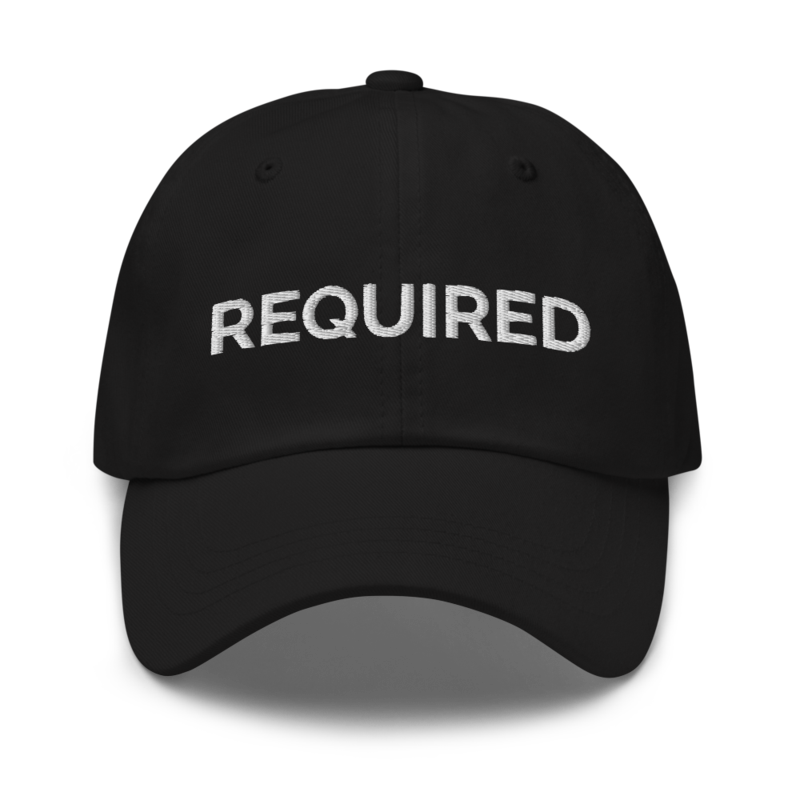 Required Hat - Black