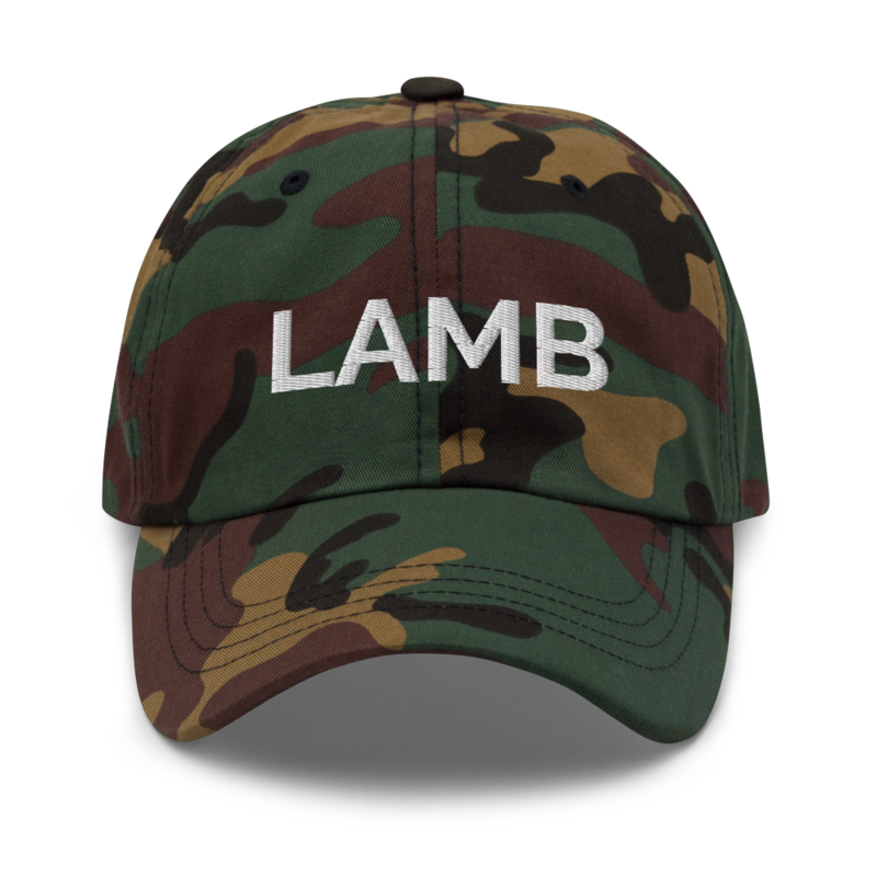 Lamb Hat - Green Camo