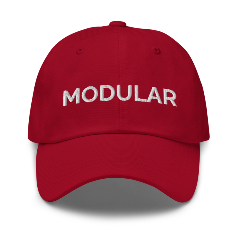 Modular Hat - Cranberry
