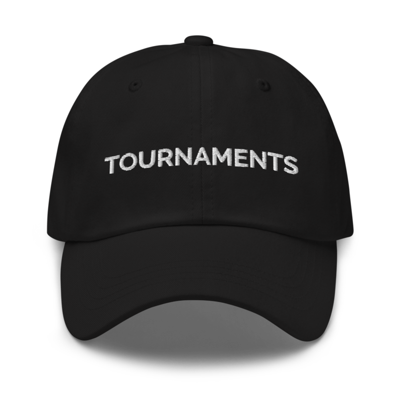 Tournaments Hat - Black