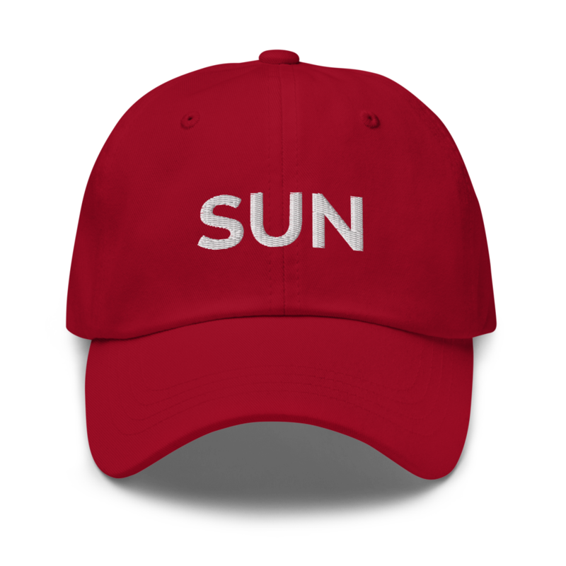 Sun Hat - Cranberry