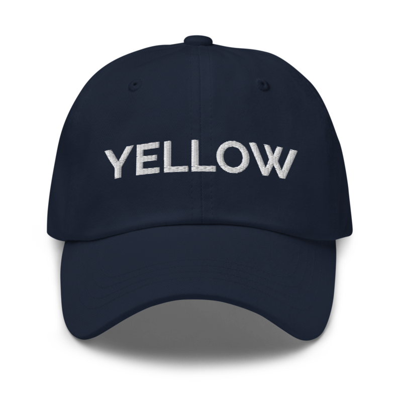 Yellow Hat - Navy