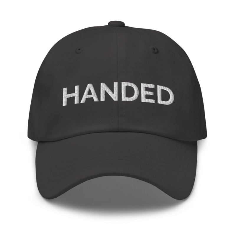 Handed Hat - Dark Grey