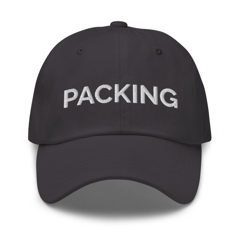 Packing Hat - Dark Grey