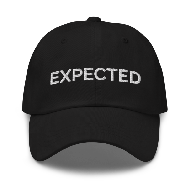 Expected Hat - Black