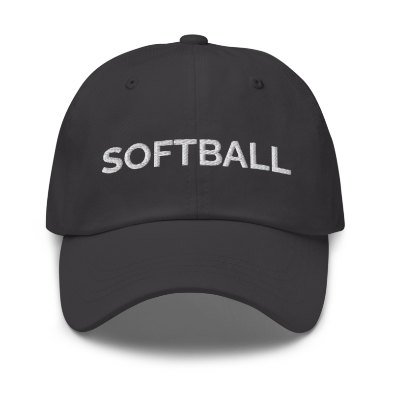 Softball Hat - Dark Grey