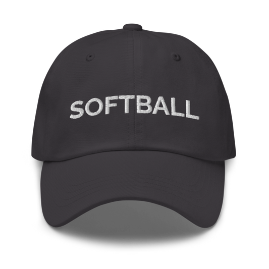 Softball Hat - Dark Grey