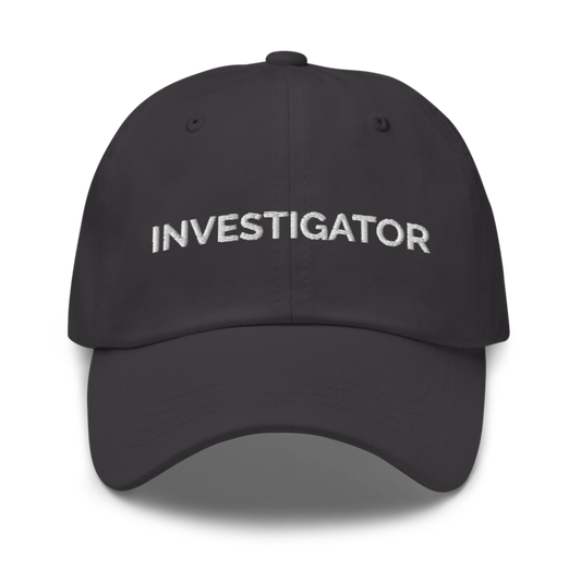 Investigator Hat - Dark Grey