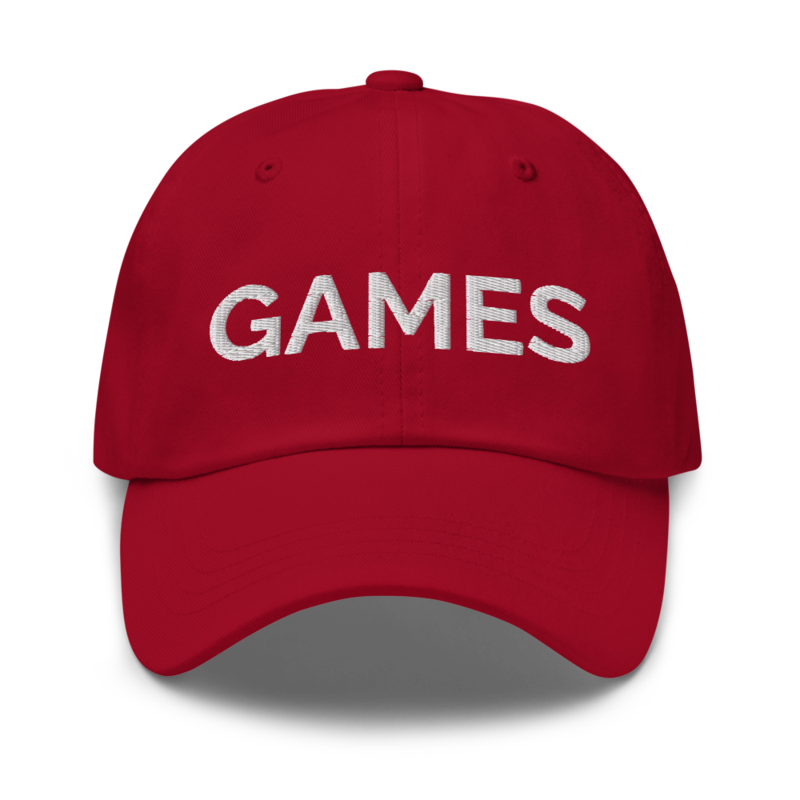 Games Hat - Cranberry