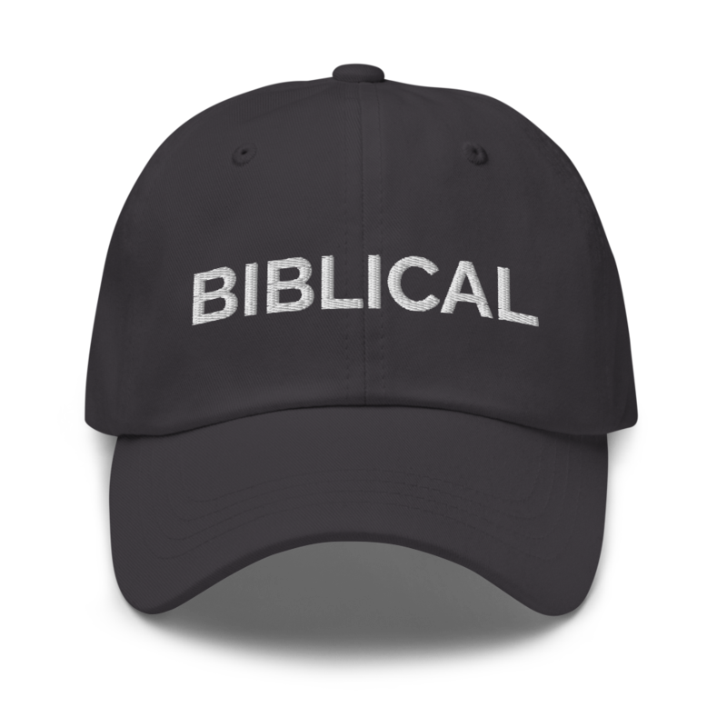 Biblical Hat - Dark Grey