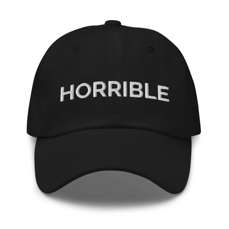 Horrible Hat - Black