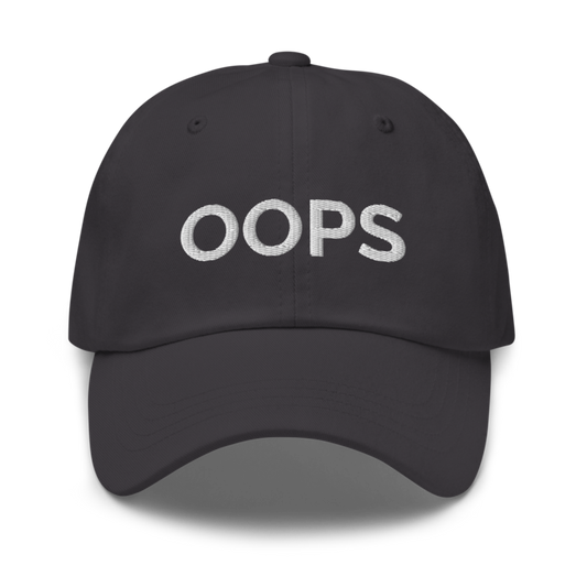 Oops Hat - Dark Grey