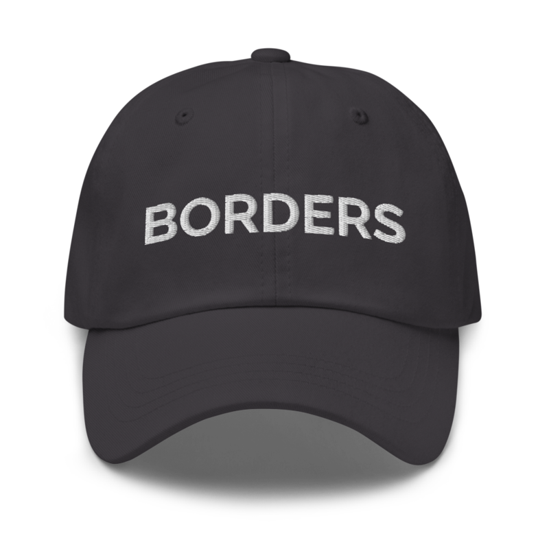 Borders Hat - Dark Grey