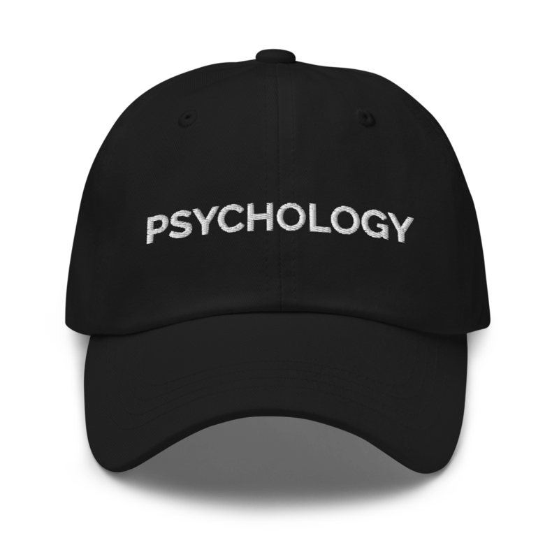 Psychology Hat - Black