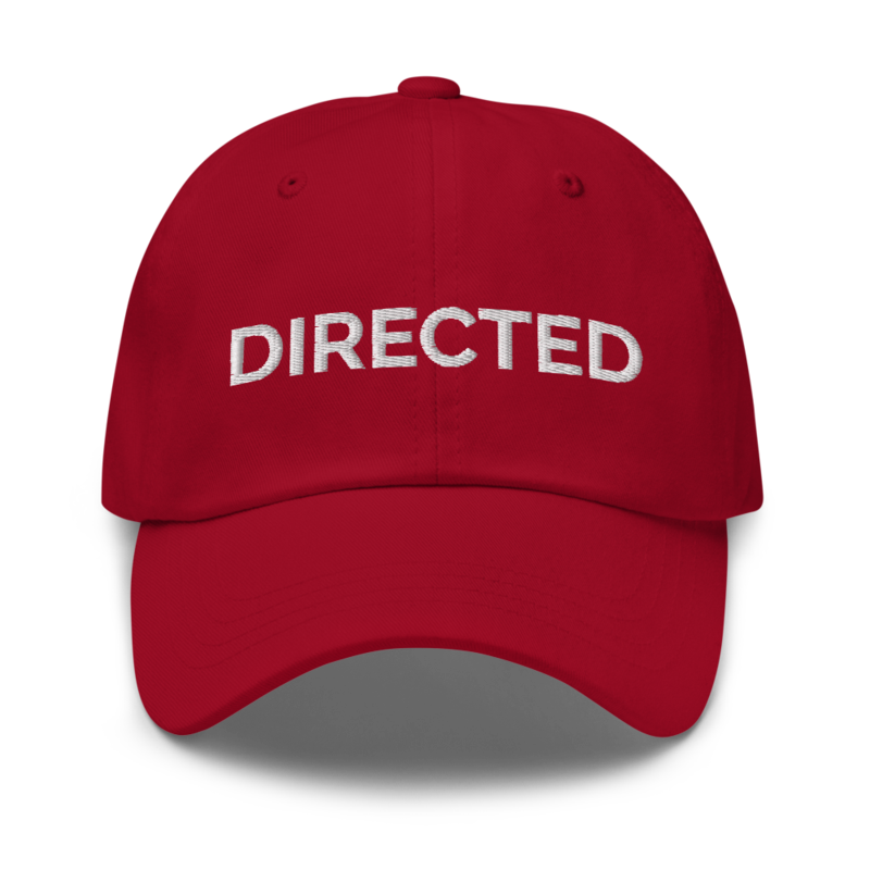 Directed Hat - Cranberry