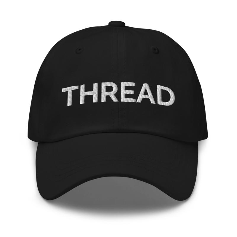 Thread Hat - Black