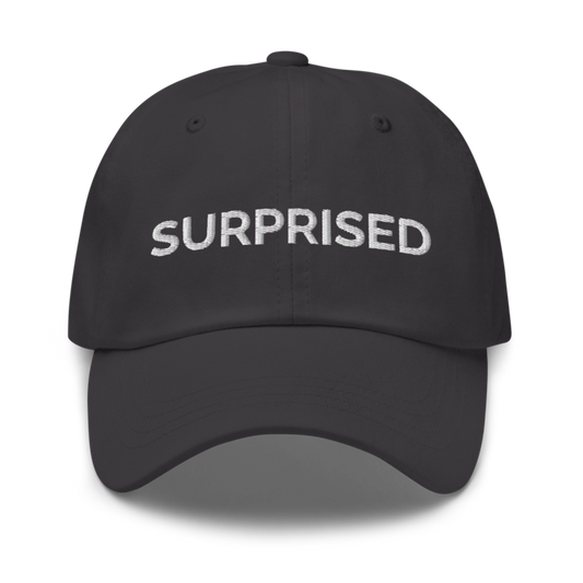 Surprised Hat - Dark Grey