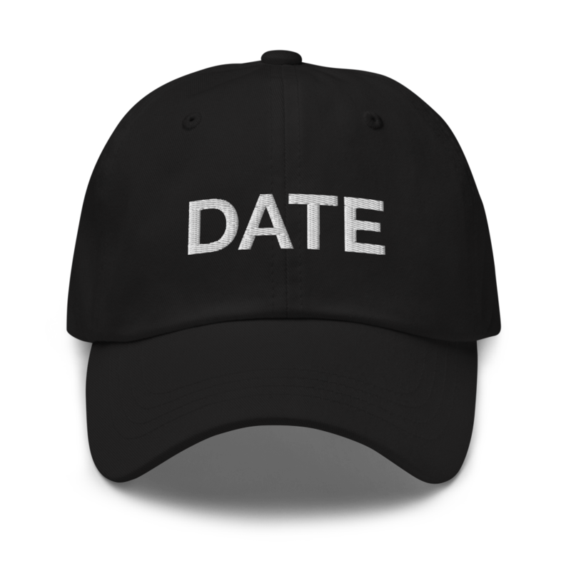 Date Hat - Black