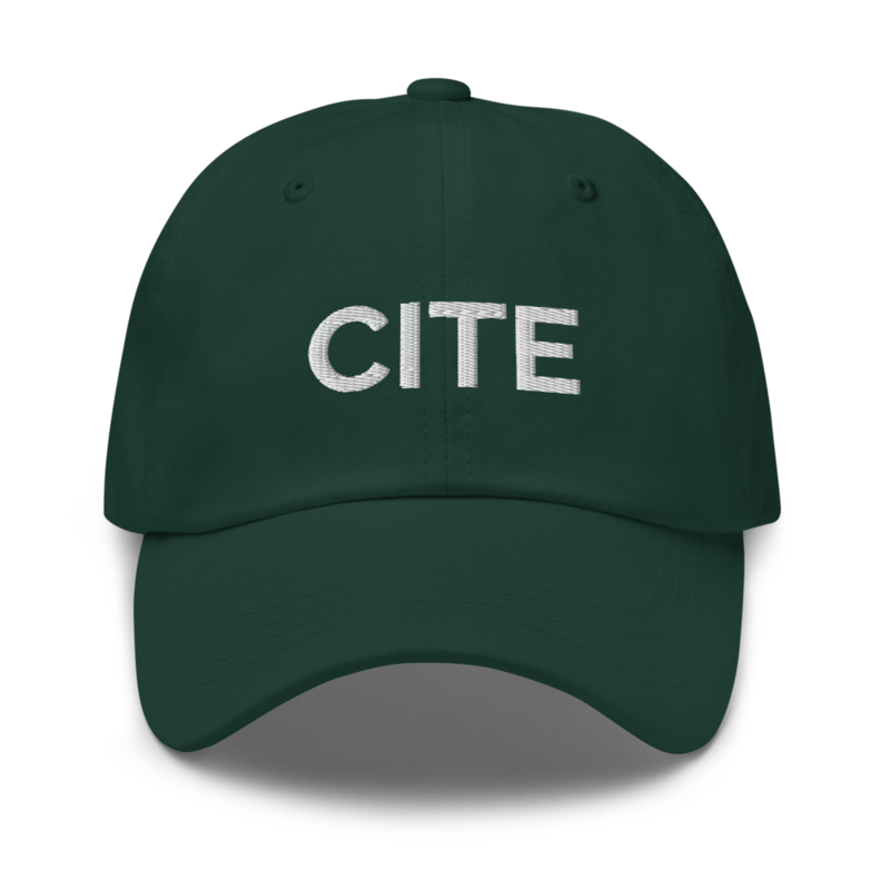 Cite Hat - Spruce