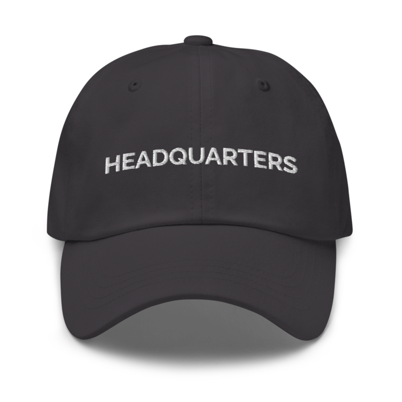Headquarters Hat - Dark Grey