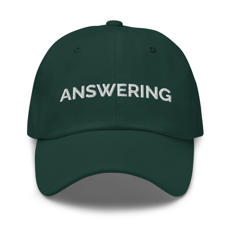 Answering Hat - Spruce