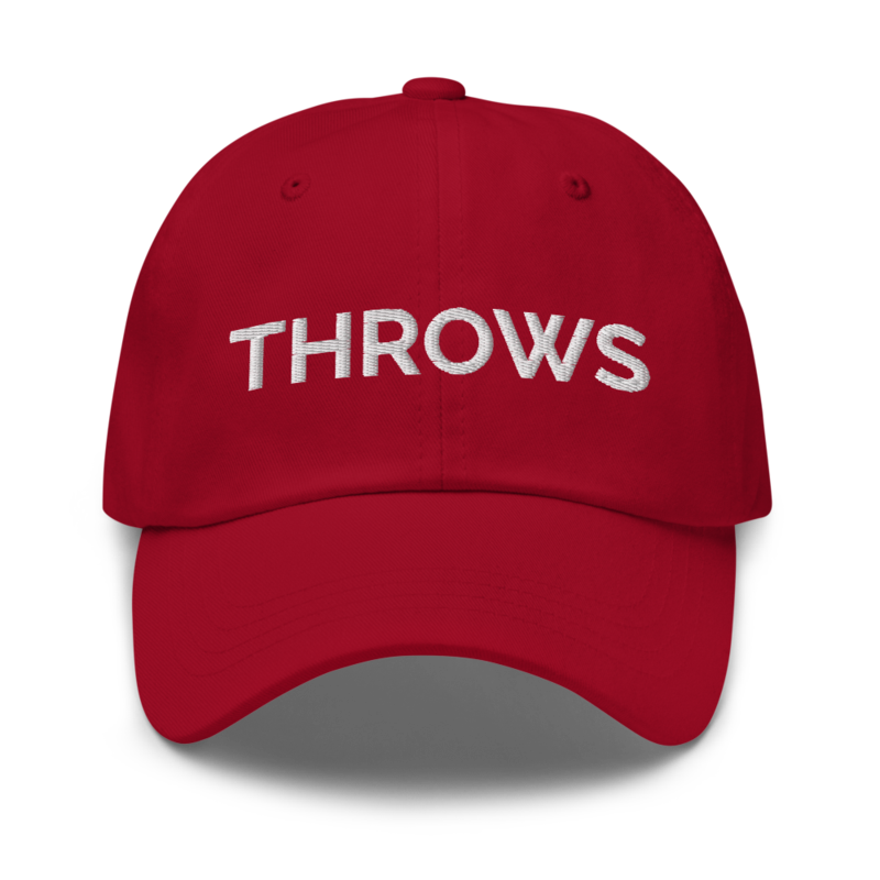 Throws Hat - Cranberry