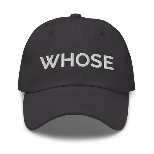 Whose Hat - Dark Grey