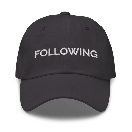 Following Hat - Dark Grey