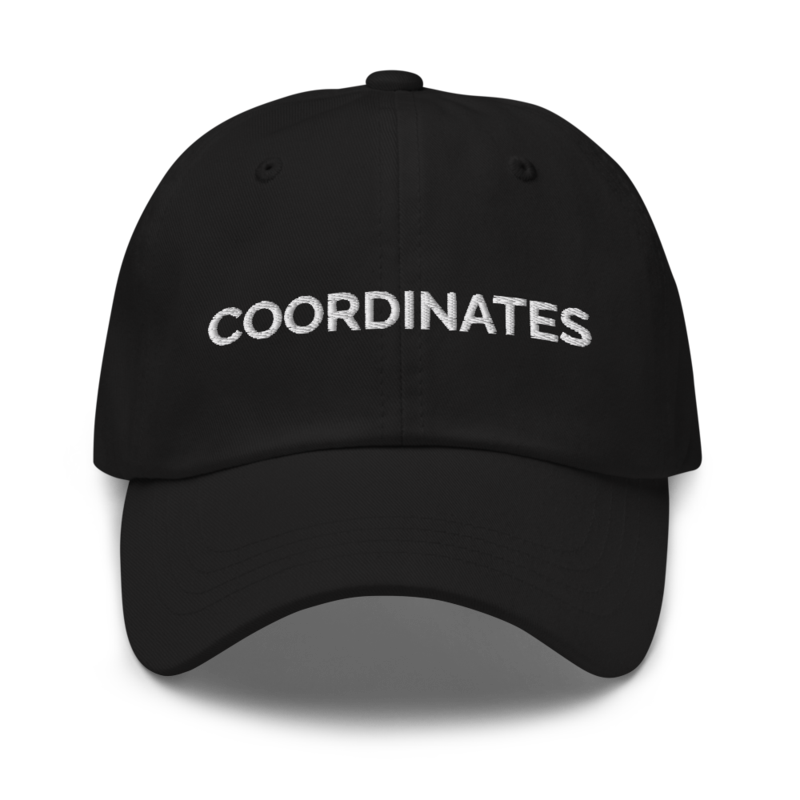 Coordinates Hat - Black