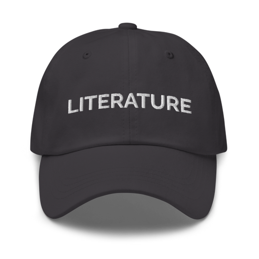 Literature Hat - Dark Grey