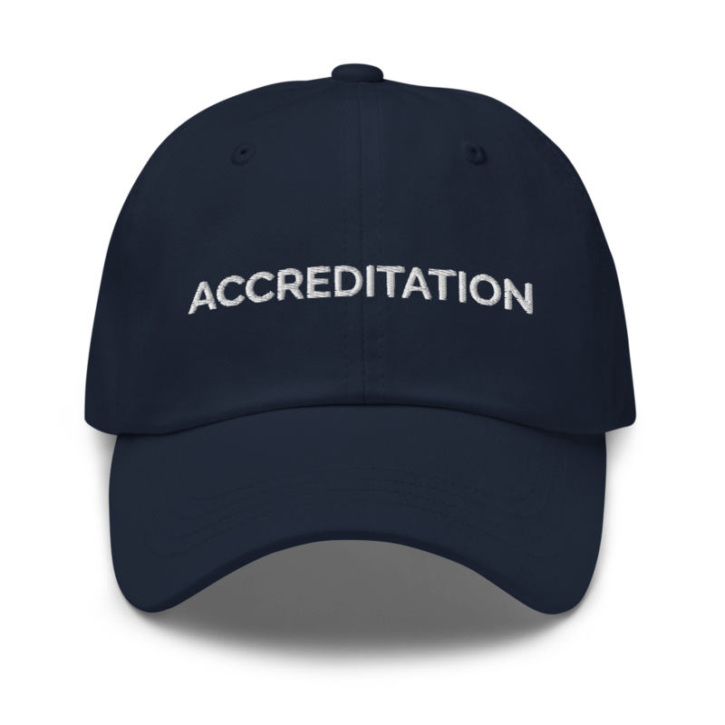 Accreditation Hat - Navy