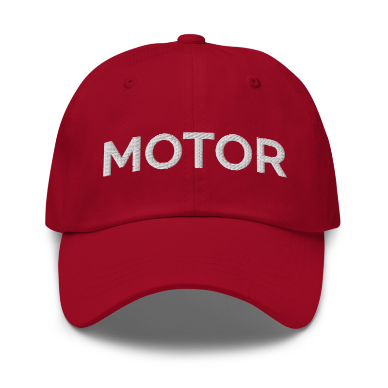 Motor Hat - Cranberry