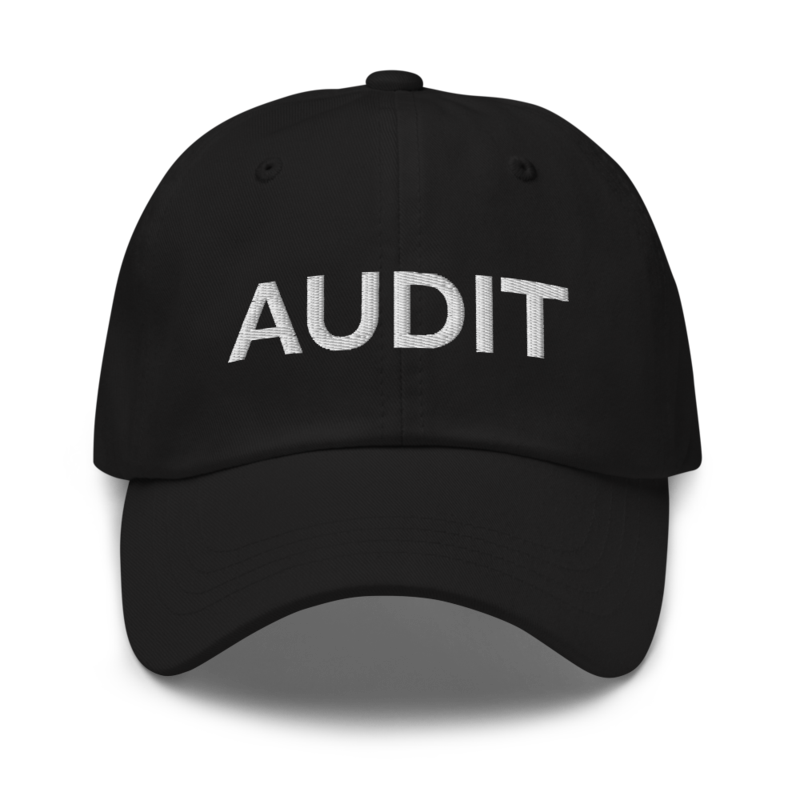 Audit Hat - Black