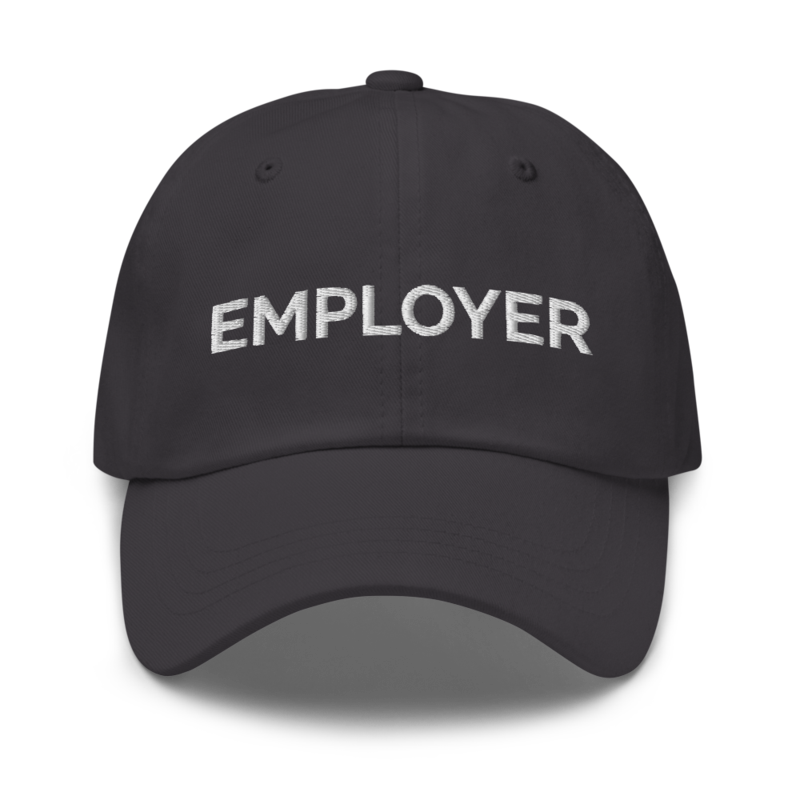 Employer Hat - Dark Grey