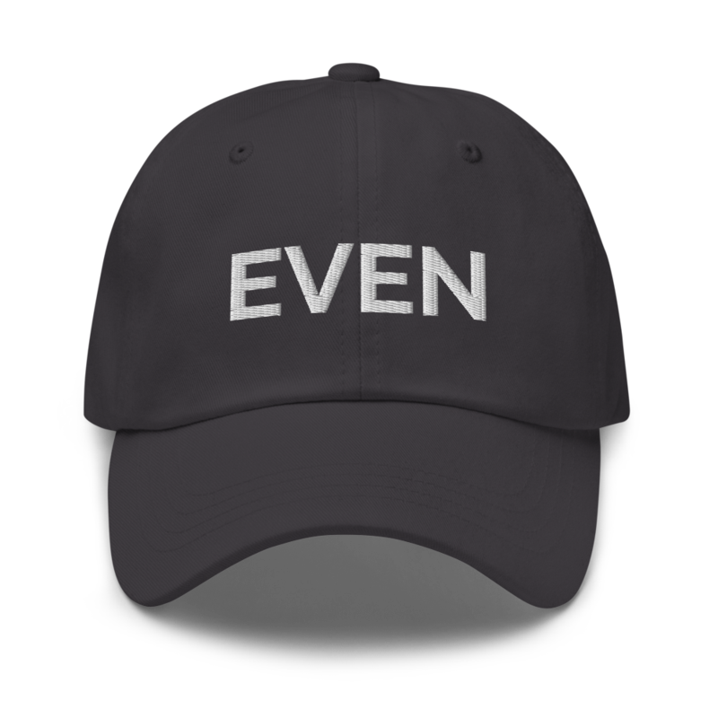 Even Hat - Dark Grey